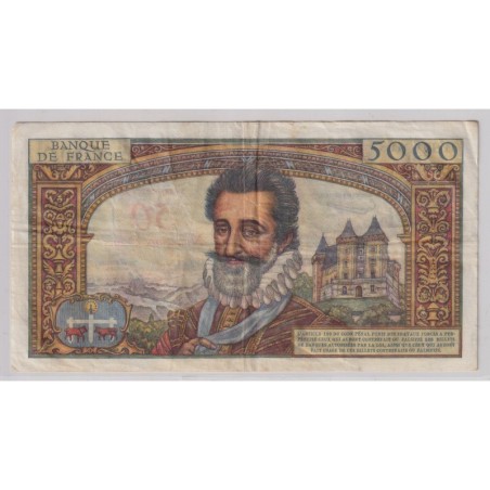 50NF/5000f Henri IV - 30.10.1958 - TTB