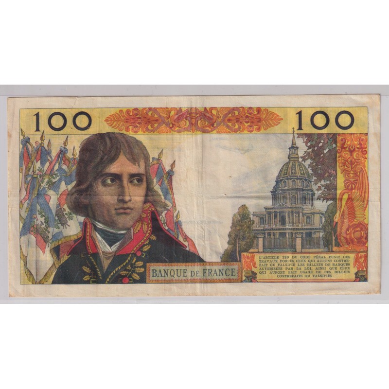 Billet - 100NF Bonaparte - 1.02.1962 - TTB
