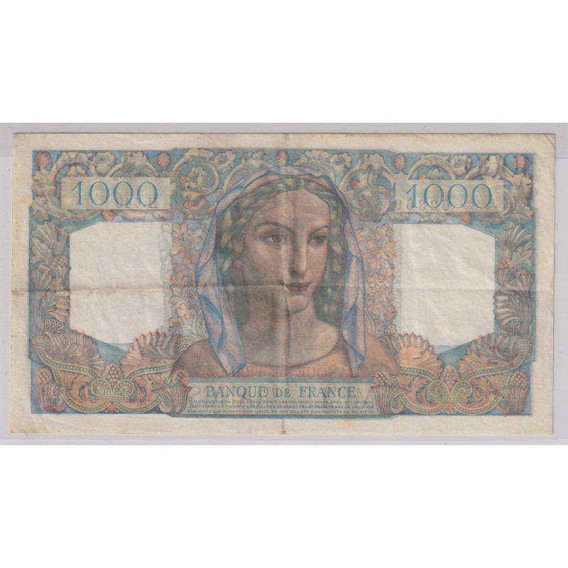 1000 Francs Minerve et hercule - 27.05.1948 - TTB+