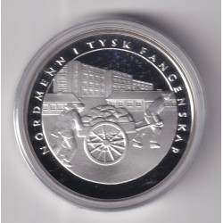 Médaille - Norvège 1 krig 1940-1945 - N°1 Nordmenn i tysk fangenskap - argent 20g 0,999 - 39mm - FDC
