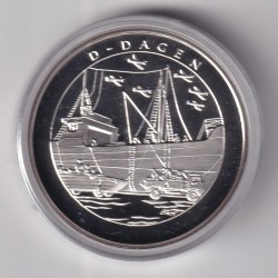 Médaille - Norvège 1 krig 1940-1945 - N°2 D-Dagen - argent 20g 0,999 - 39mm - FDC