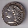 Médaille en argent - Transformé en boucle de ceinture - argent 69g - 51mm