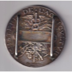 Médaille en argent - Transformé en boucle de ceinture - argent 69g - 51mm 2
