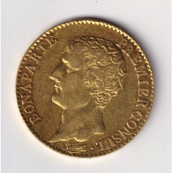 Bonaparte 1er consul - 20 Francs Or - AN 12 A Paris - TB+