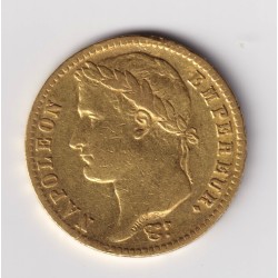 Napoléon empereur - 20 Francs Or - 1814 A Paris - TB+