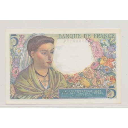 5 Francs Berger - 2.06.1943