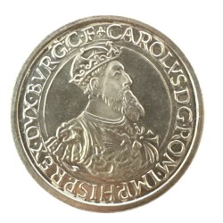 5 Ecu 1987 - Belgique - argent - Charles Quint - SUP