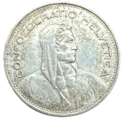Suisse - 5 Francs 1949 B - argent - TTB 2