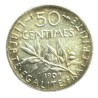 50 Centimes Semeuse - 1909 - SUP