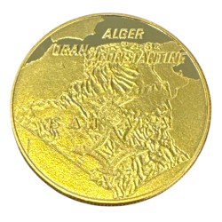 Médaille - Appelés en Algérie - 1954-1962 - Sahara - cupronickel doré - 41mm 2