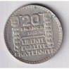 20 Francs Turin - 1933 - rameaux longs - TTB