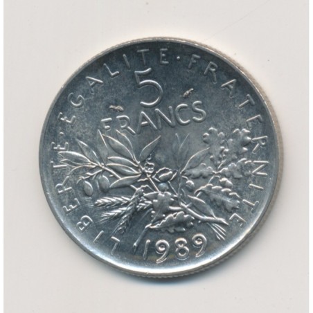 5 Francs Semeuse - 1989