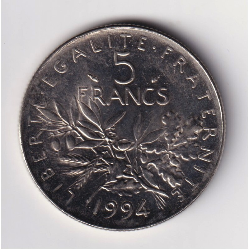 5 Francs Semeuse - 1994 dauphin - SPL