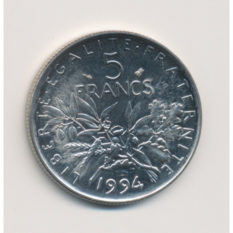 5 Francs Semeuse - 1994 - abeille