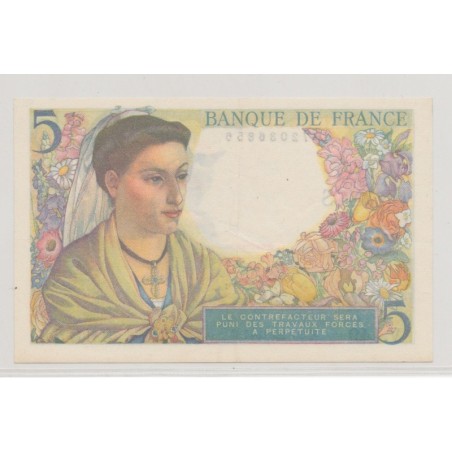 5 Francs Berger - 30.10.1947