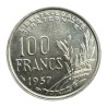 100 Francs cochet - 1957 B - cupro-nickel - SPL