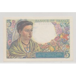 5 Francs Berger - 30.10.1947 2