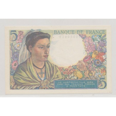 5 Francs Berger - 30.10.1947