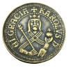 Médaille - Refrappe piéfort Charles IV - revisitant gulden 1346/1370 - Boheme - bronze 152g - 43mm - TTB+
