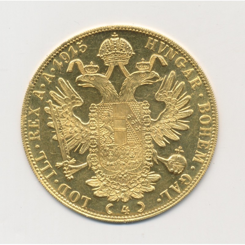 Autriche - 4 Ducats 1915