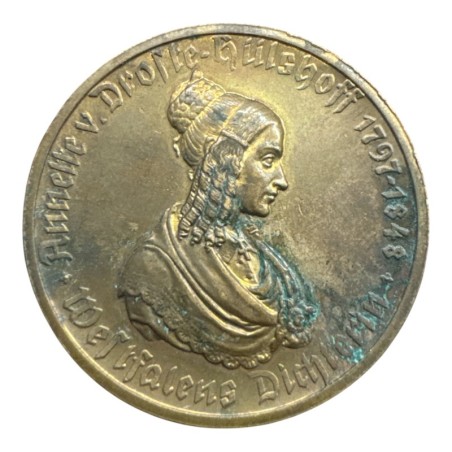 Allemagne - 500 Mark 1923 - Mark-Annette - Von droite-hulshoff - laiton - TTB+