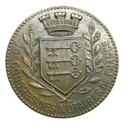 Médaille - 79e congres des notaires de France - Avignon - 1983 - bronze - 32mm - SPL
