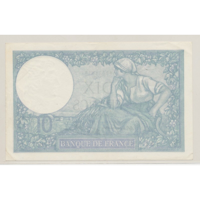 10 Francs Minerve bleu - 14.11.1940