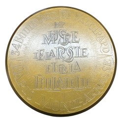 Médaille - Musée de la poste et de la philatélie - Paris - bronze - 115mm - TTB+ 2