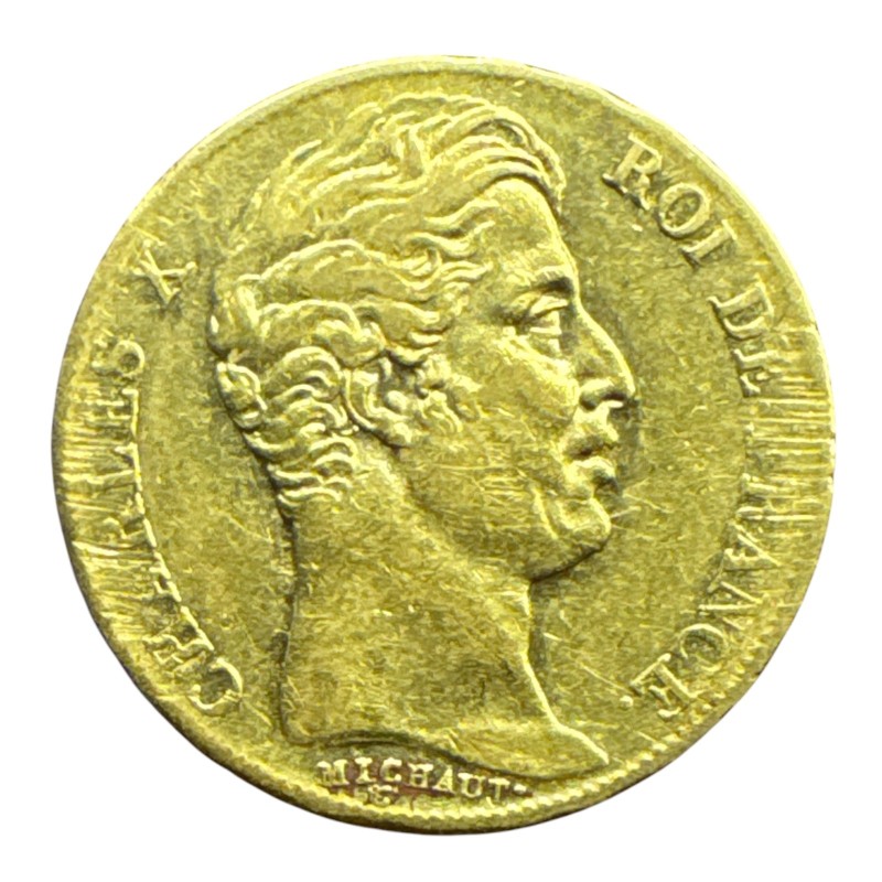 Charles X - 20 Francs Or - 1826 W Lille - TTB