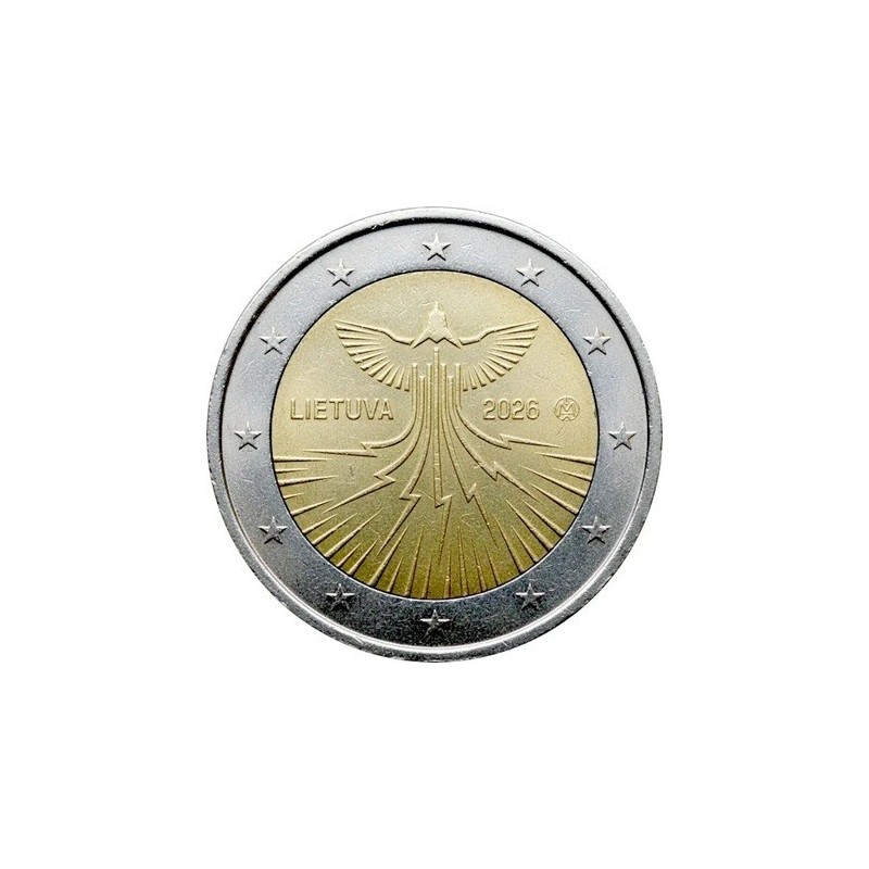 2€ Lituanie 2026 - ville de Kaunas