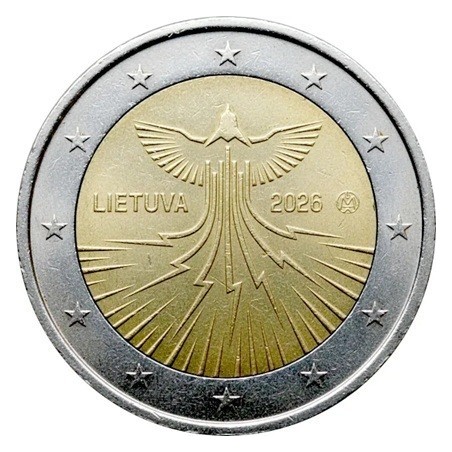 2€ Lituanie 2026 - ville de Kaunas