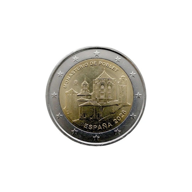 Espagne - 2 Euro 2026 - monastère de Poblet