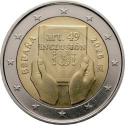 Espagne - 2 Euro 2026 - handicap et à l'inclusion - La réforme de l'article 49 de la Constitution espagnole