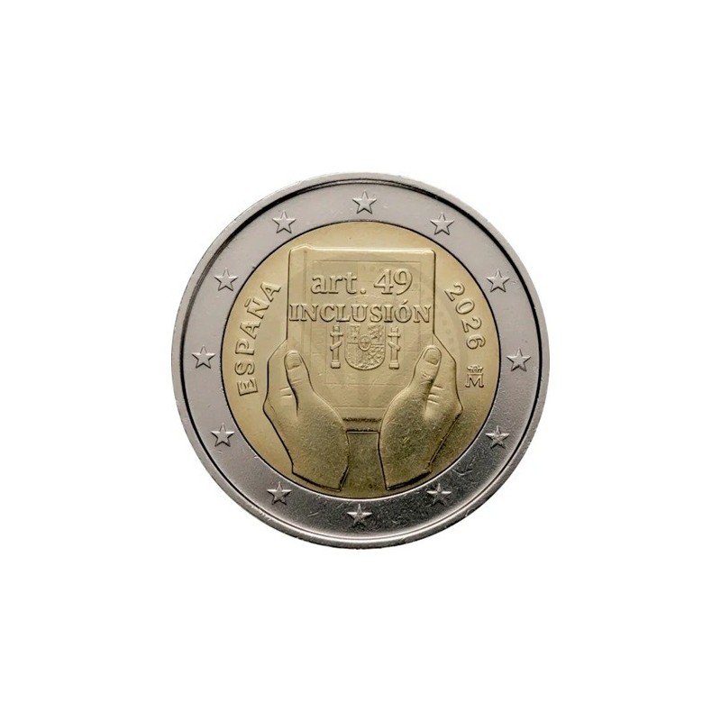 Espagne - 2 Euro 2026 - handicap et à l'inclusion - La réforme de l'article 49 de la Constitution espagnole