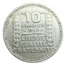 10 Francs Turin - 1945 - rameaux courts - TTB+