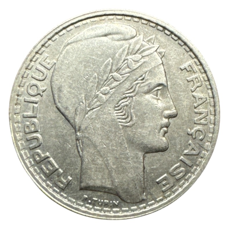 10 Francs Turin - 1945 - rameaux longs - SUP+