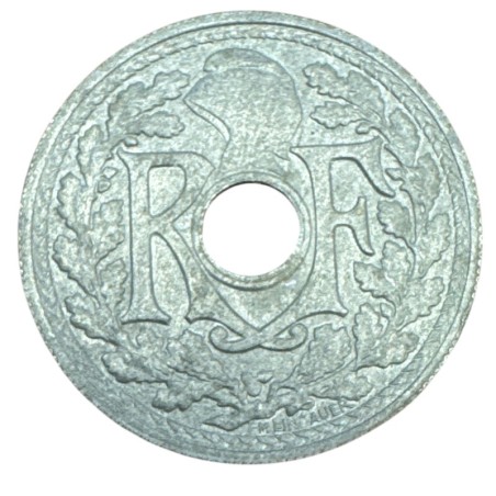 20 Centimes Lindauer - 1945 B - zinc - TTB+