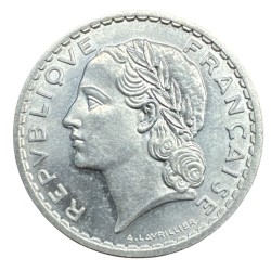 5 Francs Lavrillier - 1947 - 9 ouvert - SUP+ 2
