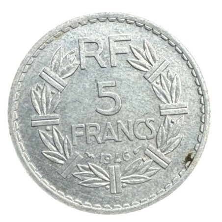 5 Francs Lavrillier - 1946 B - SUP
