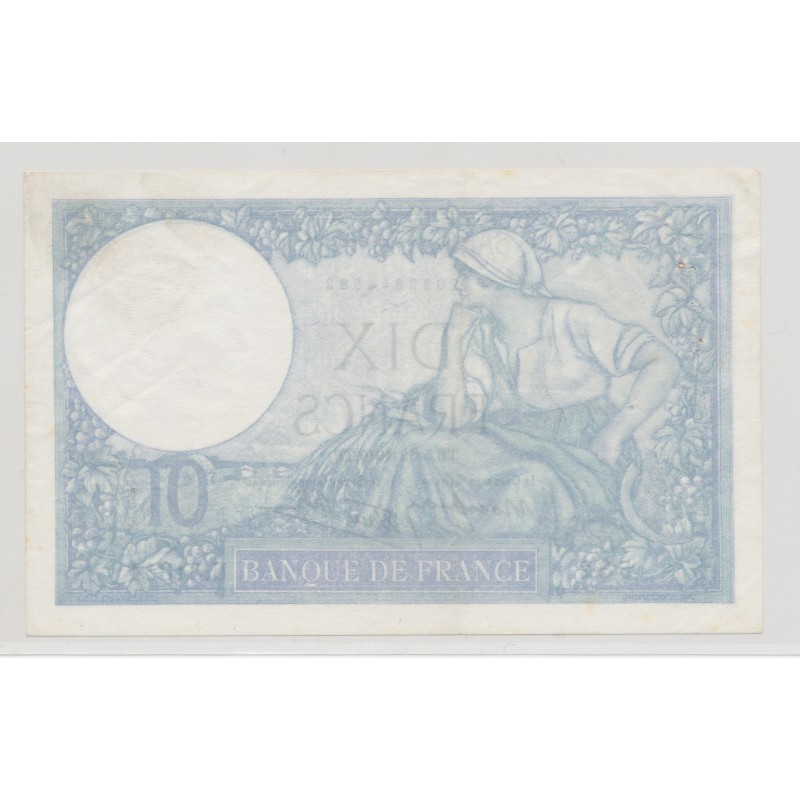 10 Francs Minerve bleu - 5.12.1940