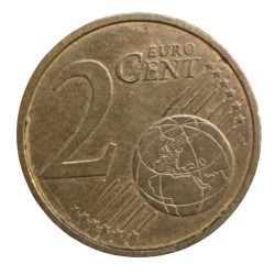 Monnaie Fautée - 2 Centimes Euro - double face commune - TTB+