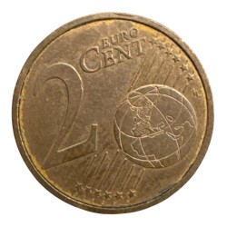 Monnaie Fautée - 2 Centimes Euro - double face commune - TTB+ 2