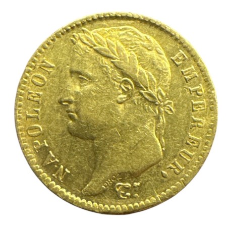 Napoléon empereur - 20 Francs Or - 1810 W Lille - TTB+