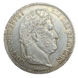 5 Francs Louis philippe I - 1834 H La rochelle - Tranche en relief - TTB+