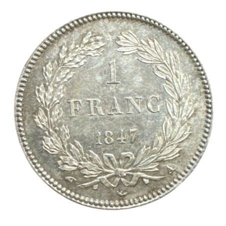 Louis Philippe I - 1 Franc - 1847 A Paris - SUP+