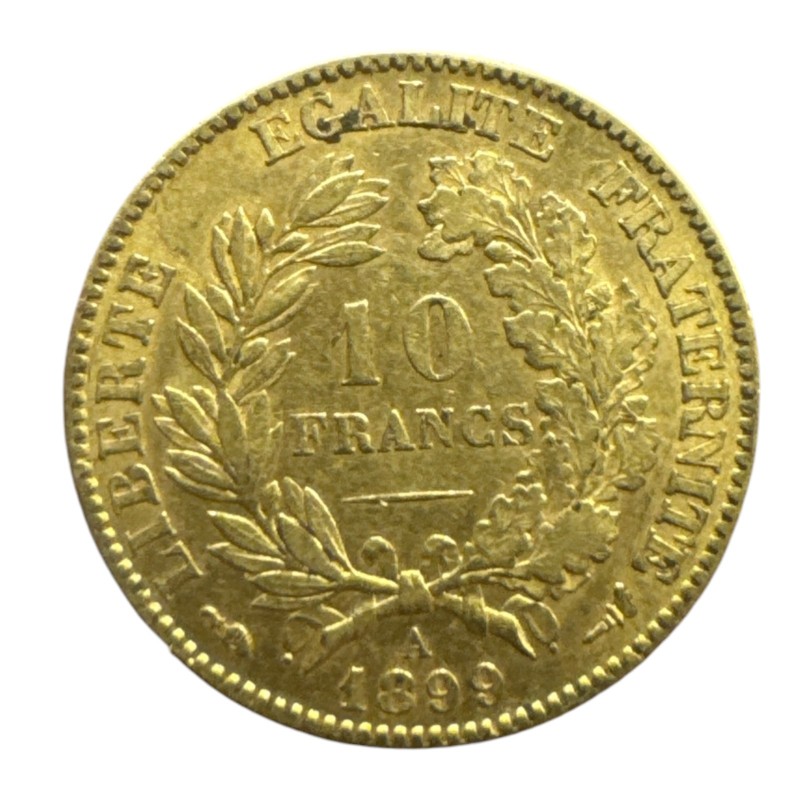 Cérès - 10 Francs Or - 1899 A Paris - TTB