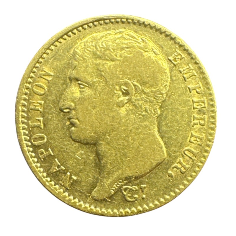 Napoléon empereur - 20 Francs Or - 1807 A Paris - TB/TB+