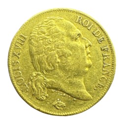 Louis XVIII - 20 Francs Or - 1817 L Bayonne - TTB