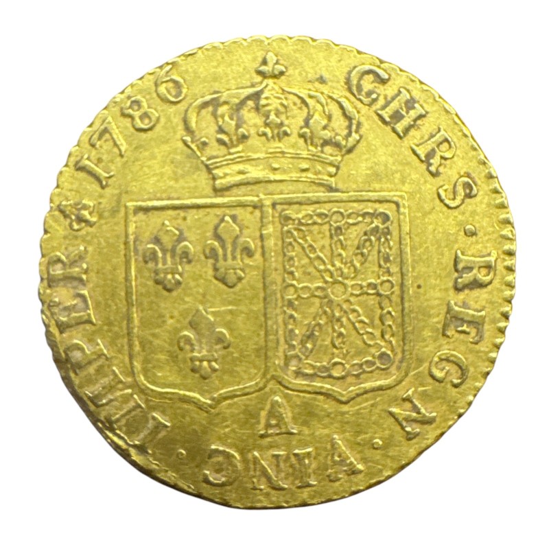 Louis XVI - Louis d'or à la tête nue - 1786 A Paris - TB/TB+