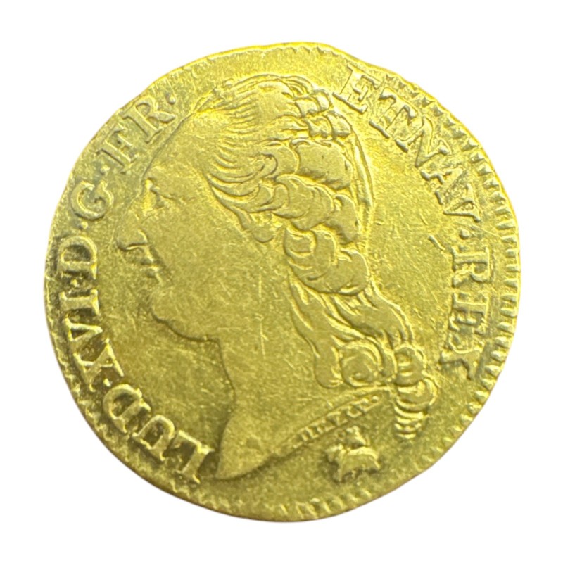 Louis XVI - Louis d'or à la tête nue - 1786 B Rouen - TTB+